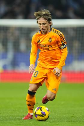 RCD Espanyol de Barcelona v Real Madrid CF - La Liga EA Sports Luka Modric central midfield of Real Madrid and Croatia during the LaLiga match between RCD Espanyol de Barcelona and Real Madrid CF at RCDE Stadium on February 1, 2025 in Barcelona, Spain. Barcelona Spain Copyright: xJosexBretonx originalFilename:bretonhernandez-rcdespan250201_npWDd