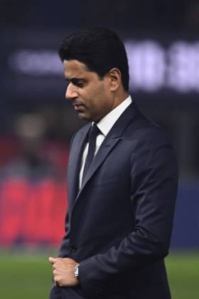 The President of PSG, Nasser al-Khelaifi during the Match of the 21st Day of Ligue 1 McDonald s between PSG and AS Monaco, at the Parc des Princes, February 7, 2025. - 07 02 2025 - France Ile-de-France (region) Paris -  JulienxMattiax xLexPictorium LePictorium_0302584