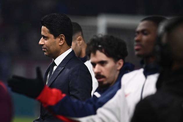 The President of PSG, Nasser al-Khelaifi during the Match of the 21st Day of Ligue 1 McDonald s between PSG and AS Monaco, at the Parc des Princes, February 7, 2025. - 07 02 2025 - France Ile-de-France (region) Paris -  JulienxMattiax xLexPictorium LePictorium_0302588