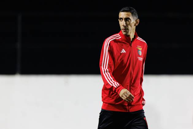 Angel Di Maria seen during Liga Portugal game between teams of CF Estrela Amadora and SL Benfica at Estadio Jose Gomes (Maciej Rogowski) Amadora Estadio Jose Gomes Portugal Copyright: xMaciejxRogowskix estrelaslb2425-021