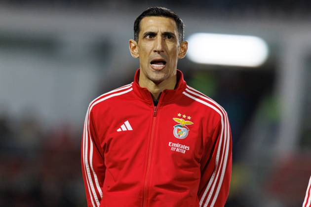 Angel Di Maria seen during Liga Portugal game between teams of CF Estrela Amadora and SL Benfica at Estadio Jose Gomes (Maciej Rogowski) Amadora Estadio Jose Gomes Portugal Copyright: xMaciejxRogowskix estrelaslb2425-039