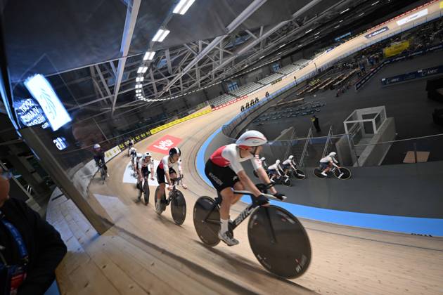 Cycling, Track cycling, European Championships in Zolder, Training