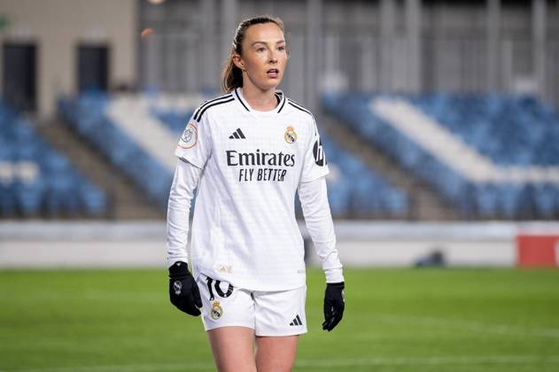 February 13, 2025, Valdebebas, Madrid, Spain: 10 CAROLINE WEIR of Real Madrid Women during the Queen s Cup Women s Soccer match between Real Madrid - Real Sociedad at Alfredo Di Stefano on Feb 13, 2025 in Madrid, Spain. Valdebebas Spain - ZUMAc312 20250213_zsp_c312_090 Copyright: xOscarxManuelxSanchezx