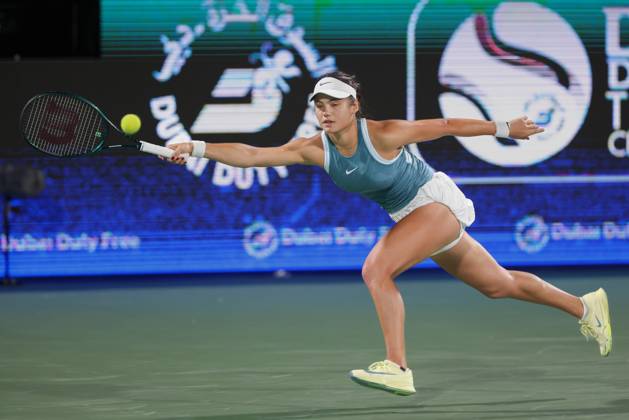 Emma Raducanu, Dubai Duty Free Tennis Championships, Dubai, U.A.E. Copyright: xJuergenxHasenkopfx