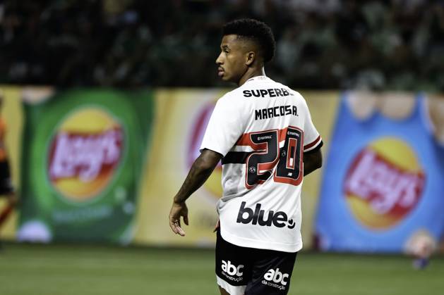 Match between Palmeiras and Sao Paulo for the Sao Paulo championship Sao paulo (sp), 02 16 2025 - paulistao palmeiras vs sao paulo - player marcos during the match between palmeiras and sao paulo, valid for the 10th round of the 2025 paulista football championship, on the night of this sunday, february 16, 2025, at allianz parque, in sao paulo. (Foto: Leco Viana Thenews2 imago images) SPO Copyright: xLecoxVianax