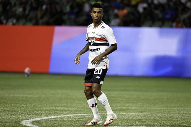 Match between Palmeiras and Sao Paulo for the Sao Paulo championship Sao paulo (sp), 02 16 2025 - paulistao palmeiras vs sao paulo - player marcos during the match between palmeiras and sao paulo, valid for the 10th round of the 2025 paulista football championship, on the night of this sunday, february 16, 2025, at allianz parque, in sao paulo. (Foto: Leco Viana Thenews2 imago images) SPO Copyright: xLecoxVianax