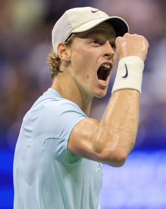 February 16, 2025, Flushing Meadows, New York, USA: Jannik Sinner accepts a three-month anti-doping ban. FILE PHOTO: Jannik Sinner wins a set during Day 8 of the 2023 US Open held at the USTA Billie Jean King National Tennis Center on Monday September 4, 2023 in the Flushing neighborhood of the Queens borough of New York City. Alexander Zverev defeats Jannik Sinner on Day 8 of the 2023 U.S. Open Tennis. JAVIER ROJAS PI Flushing Meadows USA - ZUMAp124 20250216_zaa_p124_005 Copyright: xJavierxRojasx