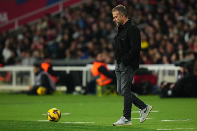 FC Barcelona, Barca Rayo Vallecano. La Liga EA Sports match. Date 24 FC Barcelona head coach Hansi Flick during the La Liga EA Sports match between FC Barcelona and Rayo Vallecano played at Lluis Companys Stadium on February 17, 2025 in Barcelona, Spain. kpng Copyright: xBaguxBlancox xPRESSINPHOTOx PS_240217_BAR_RAY_1007
