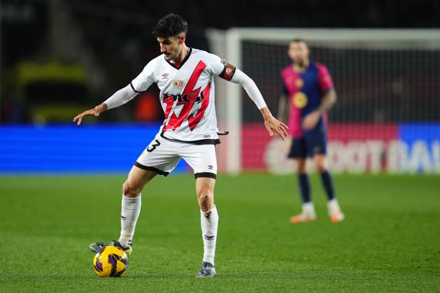 FC Barcelona, Barca Rayo Vallecano. La Liga EA Sports match. Date 24 Pep Chavarria of Rayo Vallecano during the La Liga EA Sports match between FC Barcelona and Rayo Vallecano played at Lluis Companys Stadium on February 17, 2025 in Barcelona, Spain. kpng Copyright: xBaguxBlancox xPRESSINPHOTOx PS_240217_1983