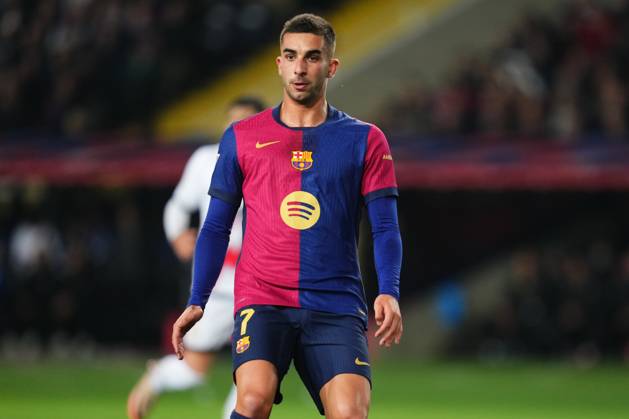 FC Barcelona, Barca Rayo Vallecano. La Liga EA Sports match. Date 24 Ferran Torres of FC Barcelona during the La Liga EA Sports match between FC Barcelona and Rayo Vallecano played at Lluis Companys Stadium on February 17, 2025 in Barcelona, Spain. kpng Copyright: xBaguxBlancox xPRESSINPHOTOx PS_240217_1994