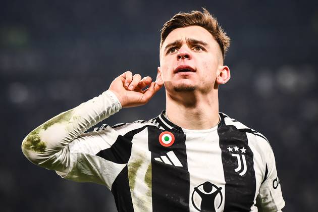 February 16, 2025, Turin, Italy, Italy: Francisco CONCEICAO of Juventus celebrates his goal during the Serie A match between Juventus FC and FC Internazionale at Allianz Stadium on January 16, 2025 in Turin, Italy. Turin Italy - ZUMAm308 20250216_zsp_m308_056 Copyright: xMatthieuxMirvillex