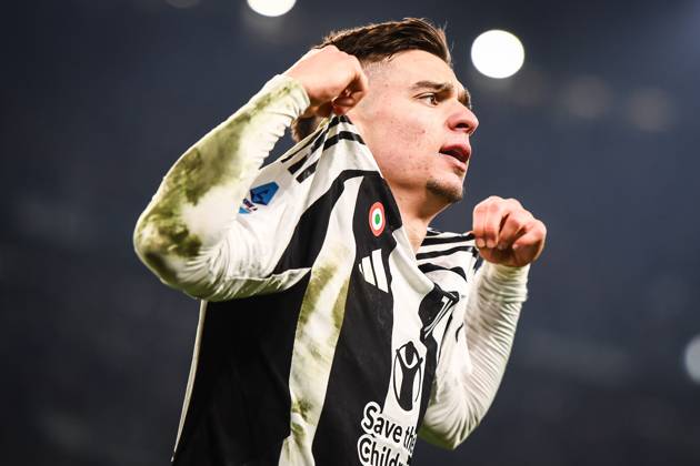 February 16, 2025, Turin, Italy, Italy: Francisco CONCEICAO of Juventus celebrates his goal during the Serie A match between Juventus FC and FC Internazionale at Allianz Stadium on January 16, 2025 in Turin, Italy. Turin Italy - ZUMAm308 20250216_zsp_m308_057 Copyright: xMatthieuxMirvillex