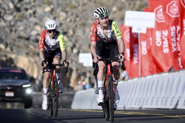 UAE Tour 2025 - Stage 3 JEBEL JAIS, UNITED ARAB EMIRATES - FEBRUARY 19 : Kuypers Gerben (BEL) of Intermarché - Wanty during Stage 3 of the UAE Tour 2025 cycling race with start in Ras Al Khaimah and finish in Jebel Jais (181km) on February 19, 2025 in Jebel Jais, United Arab Emirates, 19 02 2025 Jebel Jais United Arab Emirates  Copyright: xPeterxDexVoechtx