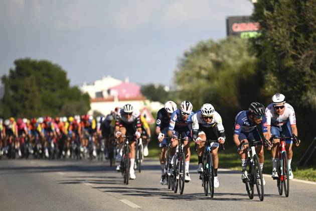 2025 Volta Algarve cycling race - Stage 3 TAVIRA, PORTUGAL - FEBRUARY 21 : riders attacking during stage 3 of the 51th edition of the Volta Algarve cycling race, with start in Vila Real Santo Antonio and finish in Tavira on February 21, 2025 in Tavira, Portugal, 21 02 2025 ( Motordriver Kenny Verfaillie - Tavira Portugal  Copyright: xTomasxSiskx