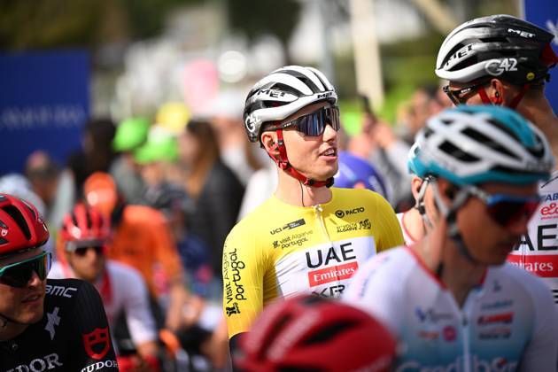 2025 Volta Algarve cycling race - Stage 4 FARO, PORTUGAL - FEBRUARY 22 : Christen Jan (SUI) of UAE Team Emirates before the start of the race during stage 4 of the 51th edition of the Volta Algarve cycling race, with start in Albufeira and finish in Faro on February 22, 2025 in Faro, Portugal, 22 02 2025 ( Motordriver Kenny Verfaillie - Faro Portugal  Copyright: xTomasxSiskx