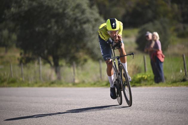 2025 Volta Algarve cycling race - Stage 5 MALHAO, PORTUGAL - FEBRUARY 23 : Reis Rafael (POR) of Anicolor Tien 21 during stage 5, an individual time trial, of the 51th edition of the Volta Algarve cycling race, with start in Salir and finish in Malhao on February 23, 2025 in Malhao, Portugal, 23 02 2025 ( Motordriver Kenny Verfaillie - Malhao Portugal  Copyright: xTomasxSiskx