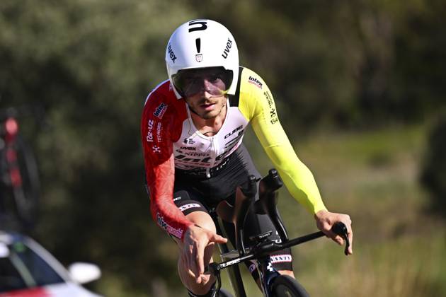 2025 Volta Algarve cycling race - Stage 5 MALHAO, PORTUGAL - FEBRUARY 23 : Rota Lorenzo (ITA) of Intermarche - Wanty during stage 5, an individual time trial, of the 51th edition of the Volta Algarve cycling race, with start in Salir and finish in Malhao on February 23, 2025 in Malhao, Portugal, 23 02 2025 ( Motordriver Kenny Verfaillie - Malhao Portugal  Copyright: xTomasxSiskx