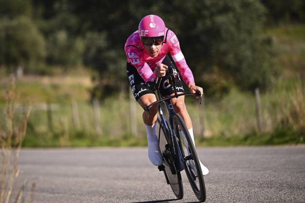 2025 Volta Algarve cycling race - Stage 5 MALHAO, PORTUGAL - FEBRUARY 23 : Costa Rui (POR) of EF Education - Easypost during stage 5, an individual time trial, of the 51th edition of the Volta Algarve cycling race, with start in Salir and finish in Malhao on February 23, 2025 in Malhao, Portugal, 23 02 2025 ( Motordriver Kenny Verfaillie - Malhao Portugal  Copyright: xTomasxSiskx