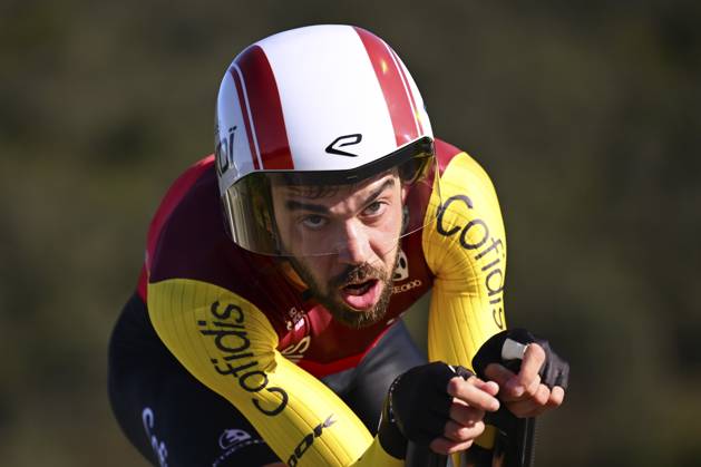 2025 Volta Algarve cycling race - Stage 5 MALHAO, PORTUGAL - FEBRUARY 23 : Herrada Jesus (ESP) of Cofidis during stage 5, an individual time trial, of the 51th edition of the Volta Algarve cycling race, with start in Salir and finish in Malhao on February 23, 2025 in Malhao, Portugal, 23 02 2025 ( Motordriver Kenny Verfaillie - Malhao Portugal  Copyright: xTomasxSiskx