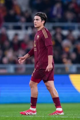 AS Roma v FC Porto - UEFA Europa League 2024 25 Knockout Play-off Second Leg Paulo Dybala of AS Roma looks on during the UEFA Europa League 2024 25 Knockout Play-off Second Leg match between AS Roma and FC Porto at Stadio Olimpico on February 20, 2025 in Rome, Italy. Rome Stadio Olimpico Rome Italy Copyright: xGiuseppexMaffiax UEL_Roma-Porto_200225DSC01182