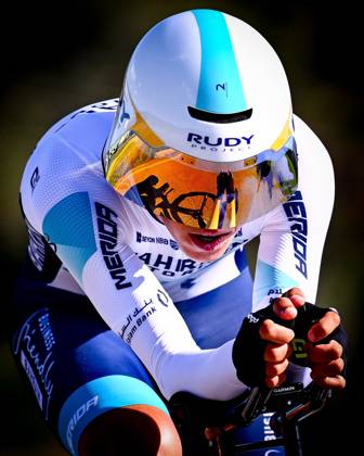 2025 Volta Algarve cycling race - Stage 5 MALHAO, PORTUGAL - FEBRUARY 23 : Eulalio Afonso (POR) of Bahrain Victorious during stage 5, an individual time trial, of the 51th edition of the Volta Algarve cycling race, with start in Salir and finish in Malhao on February 23, 2025 in Malhao, Portugal, 23 02 2025 ( Motordriver Kenny Verfaillie -  Copyright: xTomasxSiskx