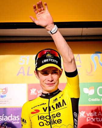 2025 Volta Algarve cycling race - Stage 5 MALHAO, PORTUGAL - FEBRUARY 23 : Vingegaard Jonas (DEN) of Team Visma I Lease a Bike during stage 5, an individual time trial, of the 51th edition of the Volta Algarve cycling race, with start in Salir and finish in Malhao on February 23, 2025 in Malhao, Portugal, 23 02 2025 ( Motordriver Kenny Verfaillie -  Copyright: xTomasxSiskx