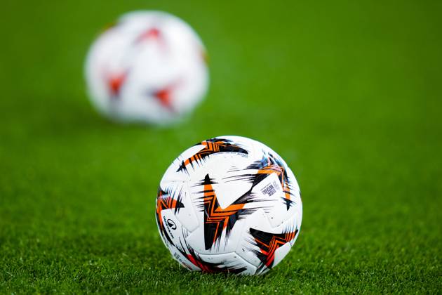 AS Roma v FC Porto - UEFA Europa League 2024 25 Knockout Play-off Second Leg Official UEFA Europa League match ball during the UEFA Europa League 2024 25 Knockout Play-off Second Leg match between AS Roma and FC Porto at Stadio Olimpico on February 20, 2025 in Rome, Italy. Rome Stadio Olimpico Rome Italy Copyright: xGiuseppexMaffiax UEL_Roma-Porto_200225DSC06153