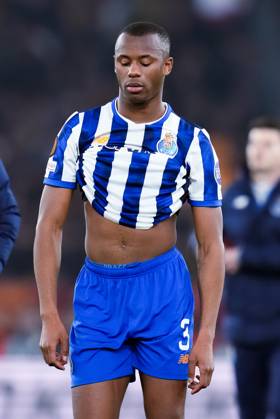 AS Roma v FC Porto - UEFA Europa League 2024 25 Knockout Play-off Second Leg Tiago Djalo of FC Porto looks dejected during the UEFA Europa League 2024 25 Knockout Play-off Second Leg match between AS Roma and FC Porto at Stadio Olimpico on February 20, 2025 in Rome, Italy. Rome Stadio Olimpico Rome Italy Copyright: xGiuseppexMaffiax UEL_Roma-Porto_200225DSC09049