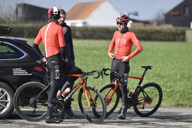 Flanders Classics opening weekend 2025 - training session 26 02 2025 GENT, BELGIUM - FEBRUARY 26 : Heiduk Kim (GER) of INEOS Grenadiers pictured during a during a training session ahead of the Flanders Classics opening weekend with Omloop Het Nieuwsblad and Kuurne Brussel Kuurne on February 26, 2025 in Gent, Belgium, 26 02 2025 Gent Belgium Copyright: xJanxDexMeuleneirx