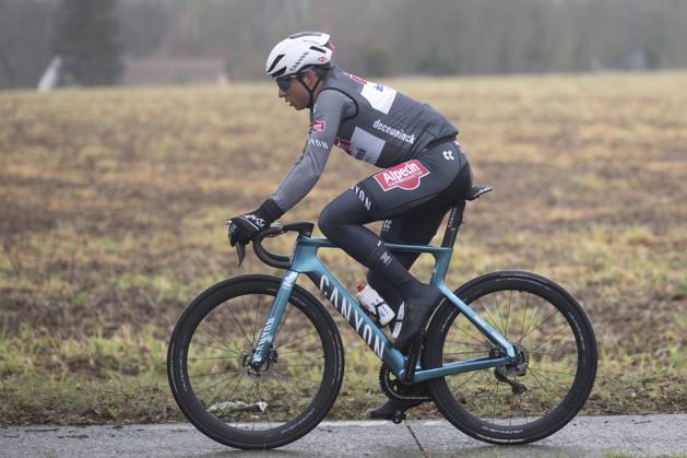 Flanders Classics opening weekend 2025 - training session 27 02 2025 GENT, BELGIUM - FEBRUARY 27 : Philipsen Jasper (BEL) of Alpecin-Deceuninck pictured during a training session ahead of the Flanders Classics opening weekend with Omloop Het Nieuwsblad and Kuurne Brussel Kuurne on February 27, 2025 in Gent, Belgium, 27 02 2025 Gent Belgium  Copyright: xJanxDexMeuleneirx