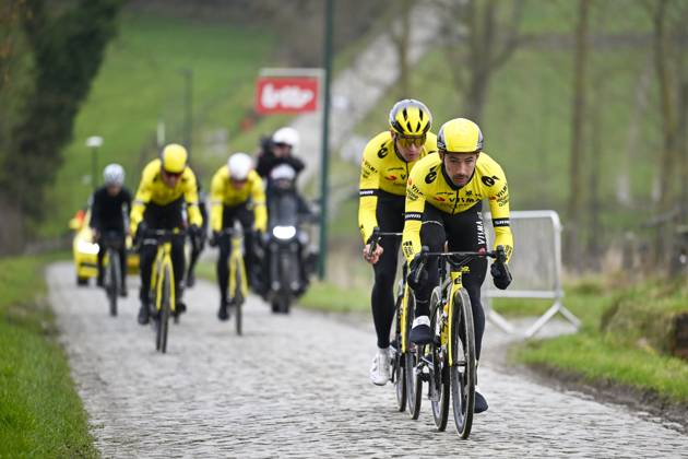Flanders Classics opening weekend 2025 - training session 28 02 2025 OUDENAARDE, BELGIUM - FEBRUARY 28 : Campenaerts Victor (BEL) of Team Visma Lease a Bike pictured during a during a training session ahead of the Flanders Classics opening weekend with Omloop Het Nieuwsblad and Kuurne Brussel Kuurne on February 28, 2025 in Oudenaarde, Belgium, 28 02 2025 Oudenaarde Belgium Copyright: xNicoxVereeckenx