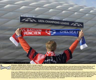 Fussball, Allianz Arena vor dem Champions League Finale