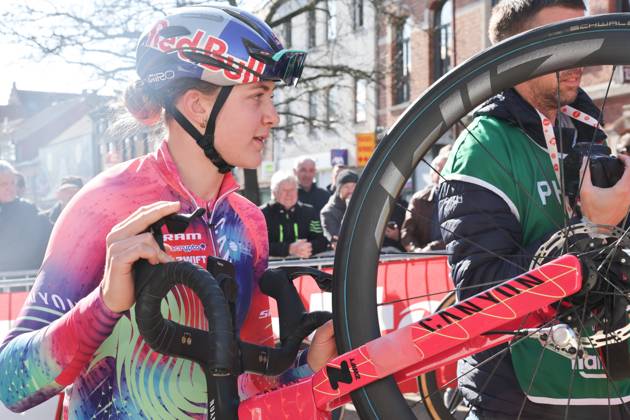 Fenix Omloop van het Hageland AARSCHOT TIELT - WINGE, Belgium 02 03 2025 Zoë Backstedt, Canyon Sram pictured during the Fenix Omloop van het Hageland on 02 March 2025 ( Picture by Gianni Barbieux Photo News ).  Copyright: xGiannixBarbieuxx