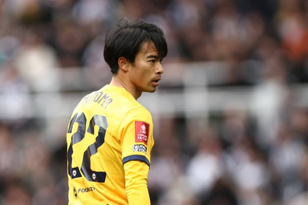Newcastle United v Brighton and Hove Albion FA Cup 02 03 2025. 5th Round Kaoru Mitoma of Brighton & Hove Albion during the FA Cup match between Newcastle United and Brighton and Hove Albion at St. James s Park, Newcastle, England on 2 March 2025. Newcastle St. James s Park Tyne and Wear England Editorial use only DataCo restrictions apply See www.football-dataco.com , Copyright: xRyanxBrownex PSI-21551-0056