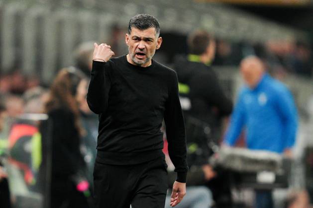 AC Milan& x2019;s head coach Sergio Conceicao reacts during the Serie A soccer match between Milan and Lazio at San Siro Stadium in Milano, north Italy - Sunday, March 02, 2025. - Soccer . Copyright: xMarcoxAlpozzi LaPressex