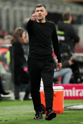 AC Milan& x2019;s head coach Sergio Conceicao reacts during the Serie A soccer match between Milan and Lazio at San Siro Stadium in Milano, north Italy - Sunday, March 02, 2025. - Soccer . Copyright: xMarcoxAlpozzi LaPressex