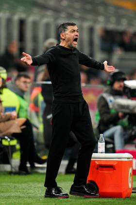 AC Milan& x2019;s head coach Sergio Conceicao reacts during the Serie A soccer match between Milan and Lazio at San Siro Stadium in Milano, north Italy - Sunday, March 02, 2025. - Soccer . Copyright: xMarcoxAlpozzi LaPressex