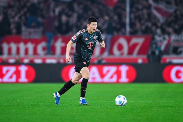 Min Jae Kim FC Bayern Muenchen in action during the Bundesliga 1 match between VfB Stuttgart and FC Bayern München, MHPArena Stuttgart on February 28, 2025 in Stuttgart, Germany Photo by Silas Schüller DeFodi Images Min Jae Kim FC Bayern Muenchen controls the ball during the Bundesliga match between VfB Stuttgart and FC Bayern München at MHPArena Stuttgart on February 28, 2025 in Stuttgart, Germany Photo by Silas Schüller DeFodi Images DFL regulations prohibit any use of photographs as image sequences and or quasi video Photo by Silas Schueller DeFodi Images