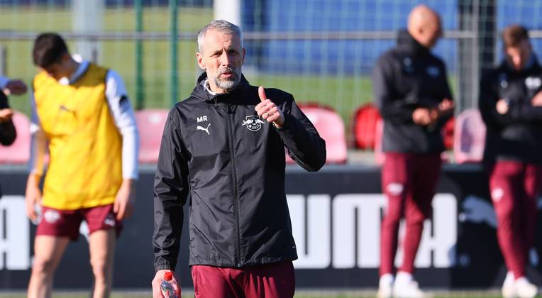RB Leipzig Training Bundesliga Leipzig, 04 03 2025, RBL Training Center, Fußball Bundesliga , RB LEIPZIG Training , In the picture Coach Marco Rose RB Leipzig , For editorial use only Only editorial use , Picture Point