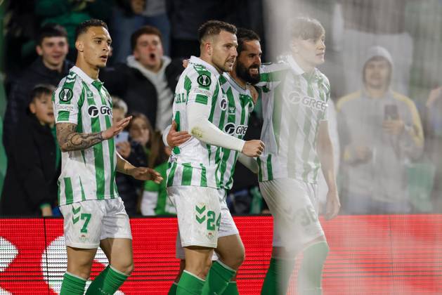 Real Betis Balompie v Vitoria SC - UEFA Conference League 2024 25 Round of 16 First Leg Francisco Roman Alarcon Isco of Real Betis celebrates a goal during the UEFA Conference League match between Real Betis and Vitoria Guimaraes SC at Benito Villamarin in Seville, Spain, on March 6, 2025. Seville Spain  Copyright: xDAXxImagesx originalFilename:daximages-realbeti250306_npbKe