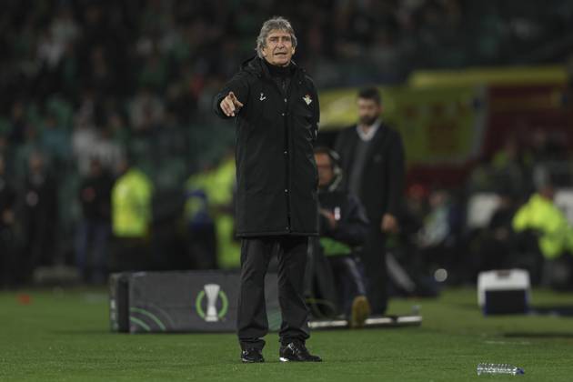 ESP: Real Betis-Vitoria Guimaraes. UEFA Conference League Real Betis head coach Manuel Pellegrini during the UEFA Conference League, round of 16 match, between Real Betis and Vitoria Guimaraes played at Benito Villamarin Stadium on March 06, 2025 in Sevilla, Spain. kpng Copyright: xAntonioxPozox xPRESSINPHOTOx AP_250306_BET_VIT_187