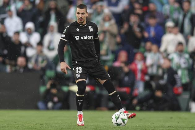 ESP: Real Betis-Vitoria Guimaraes. UEFA Conference League Joao Teixeira Mendes of Vitoria Guimaraes SC during the UEFA Conference League, round of 16 match, between Real Betis and Vitoria Guimaraes played at Benito Villamarin Stadium on March 06, 2025 in Sevilla, Spain. kpng Copyright: xAntonioxPozox xPRESSINPHOTOx AP_250306_BET_VIT_092