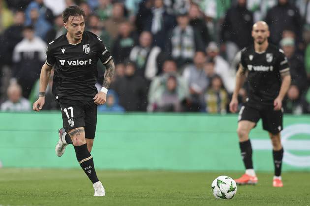 ESP: Real Betis-Vitoria Guimaraes. UEFA Conference League Joao Mendes of Vitoria Guimaraes SC during the UEFA Conference League, round of 16 match, between Real Betis and Vitoria Guimaraes played at Benito Villamarin Stadium on March 06, 2025 in Sevilla, Spain. kpng Copyright: xAntonioxPozox xPRESSINPHOTOx AP_250306_BET_VIT_093