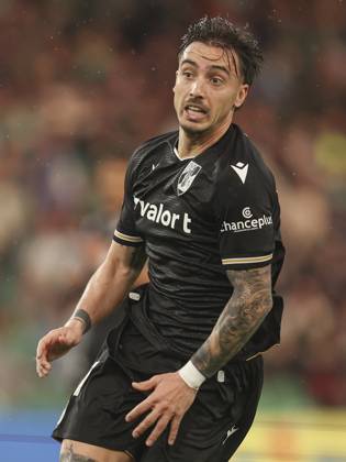 ESP: Real Betis-Vitoria Guimaraes. UEFA Conference League Joao Mendes of Vitoria Guimaraes SC during the UEFA Conference League, round of 16 match, between Real Betis and Vitoria Guimaraes played at Benito Villamarin Stadium on March 06, 2025 in Sevilla, Spain. kpng Copyright: xAntonioxPozox xPRESSINPHOTOx AP_250306_BET_VIT_114