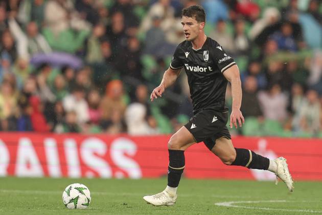 ESP: Real Betis-Vitoria Guimaraes. UEFA Conference League Tomas Handel of Vitoria Guimaraes SC during the UEFA Conference League, round of 16 match, between Real Betis and Vitoria Guimaraes played at Benito Villamarin Stadium on March 06, 2025 in Sevilla, Spain. kpng Copyright: xAntonioxPozox xPRESSINPHOTOx AP_250306_BET_VIT_102