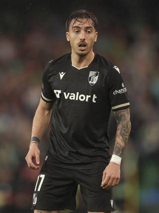 ESP: Real Betis-Vitoria Guimaraes. UEFA Conference League Joao Mendes of Vitoria Guimaraes SC during the UEFA Conference League, round of 16 match, between Real Betis and Vitoria Guimaraes played at Benito Villamarin Stadium on March 06, 2025 in Sevilla, Spain. kpng Copyright: xAntonioxPozox xPRESSINPHOTOx AP_250306_BET_VIT_116