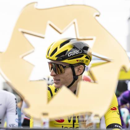 American Matteo Jorgenson of Team Visma-Lease a Bike pictured before the first stage of 83th edition of the Paris-Nice cycling race, from and to Le Perray-en-Yvelines (156,5km), Sunday 09 March 2025. DAVIDxPINTENS x114552512x