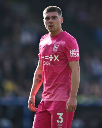 Football - 2024 2025 Premier League - Crystal Palace vs Ipswich Town - Selhurst Park - Saturday 8th March 2025. Ipswich Town s Leif Davis. COLORSPORT Ashley Western