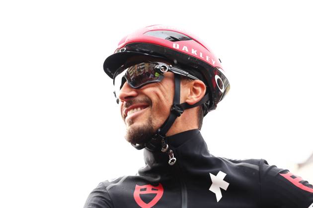 French Julian Alaphilippe of Tudor Pro Cycling Team pictured at the start of stage two of the 83th edition of the Paris-Nice cycling race, from Montesson to Bellegarde (183,9 km) in France, Monday 10 March 2025. DAVIDxPINTENS x114604073x