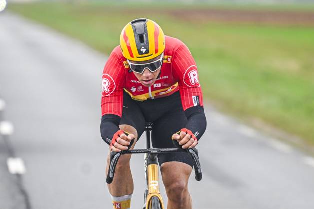 Paris - Nice 2025 - stage 2 BELLEGARDE, FRANCE - MARCH 10 : Abrahamsen Jonas (NOR) of Uno-X Mobility alone upfront during stage 2 of the 83th edition of the Paris - Nice cycling race, a stage of 183,9km with start in Montesson and finish in Bellegarde on March 10, 2025 in Bellegarde, France, 10 03 2025 ( Motordriver Kenny Verfaillie - Bellegarde France  Copyright: xNicoxVereeckenx